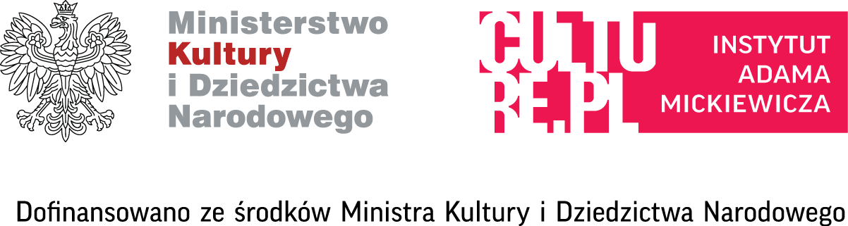 Logo: Instytut Adama Mickiewicza + MKiDN