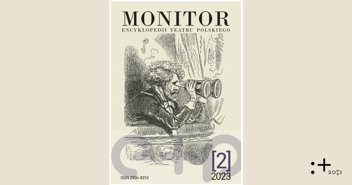 Drugi numer „Monitora” Encyklopedii Teatru Polskiego