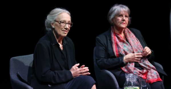 „Pejzaż. Rozmowy z&nbsp;Mają Komorowską dawne i&nbsp;nowe” | spotkanie z&nbsp;Mają Komorowską i&nbsp;Barbarą Osterloff | fotorelacja