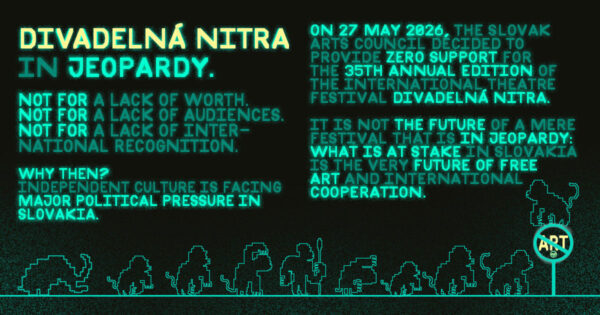 Międzynarodowy Festiwal Teatralny Divadelná Nitra w&nbsp;obliczu niepewnej przyszłości